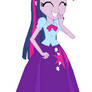 Twilight Sparkle EQG Long Skirt Barefooted 2