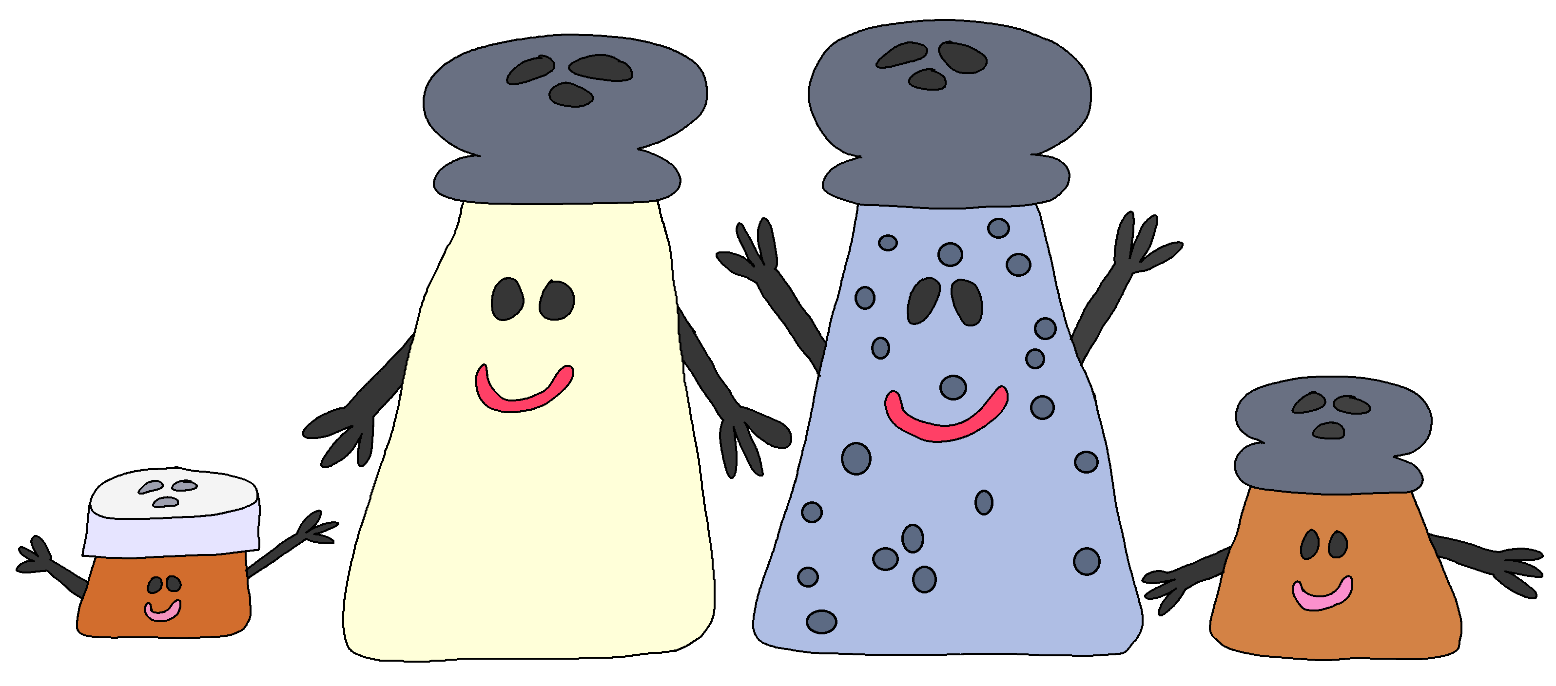  Blue's Clues Mr. Salt, Mrs. Pepper, & Paprika Shaker