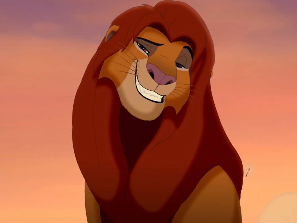 Simba Grinning by Hubfanlover678 on DeviantArt