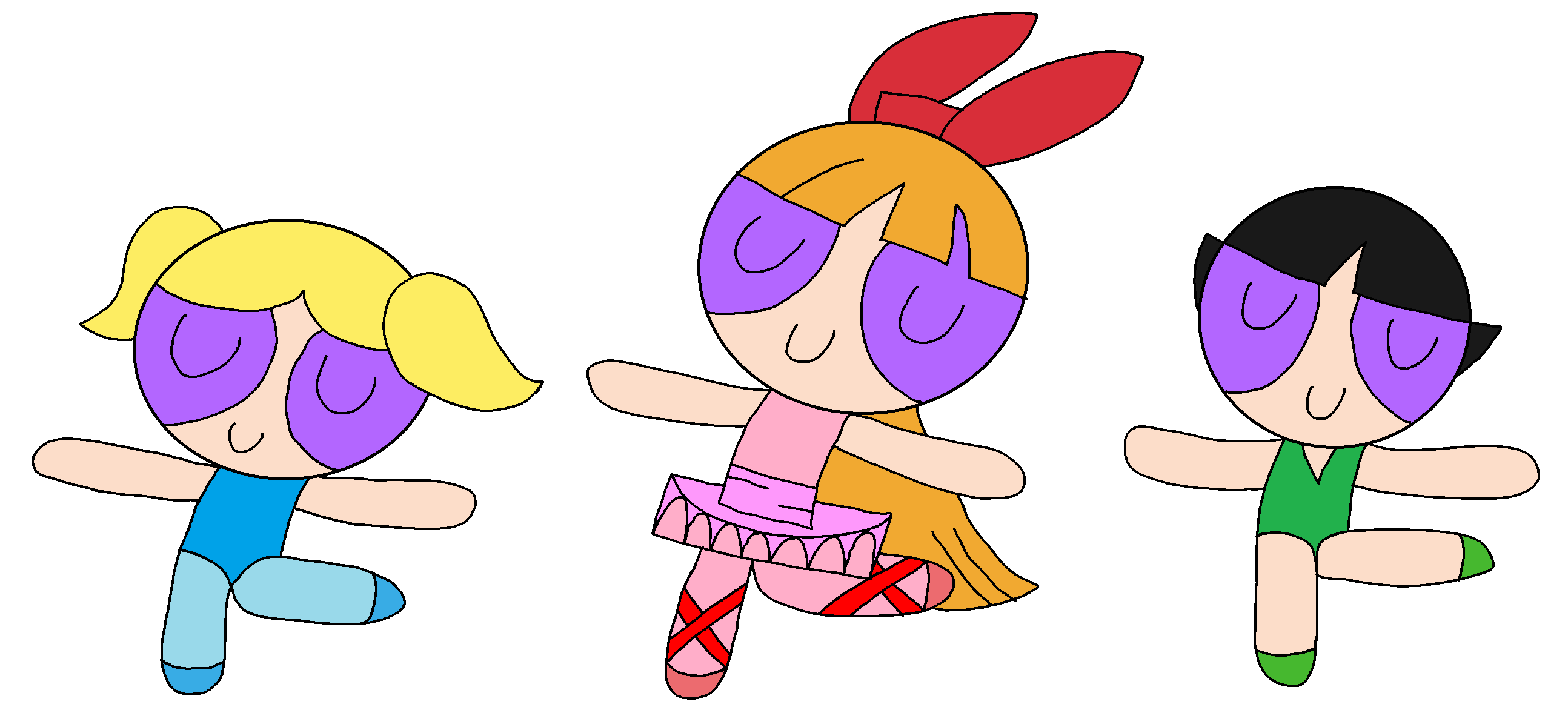 The Powerpuff Girls Dancing Ballet by Hubfanlover678 on DeviantArt