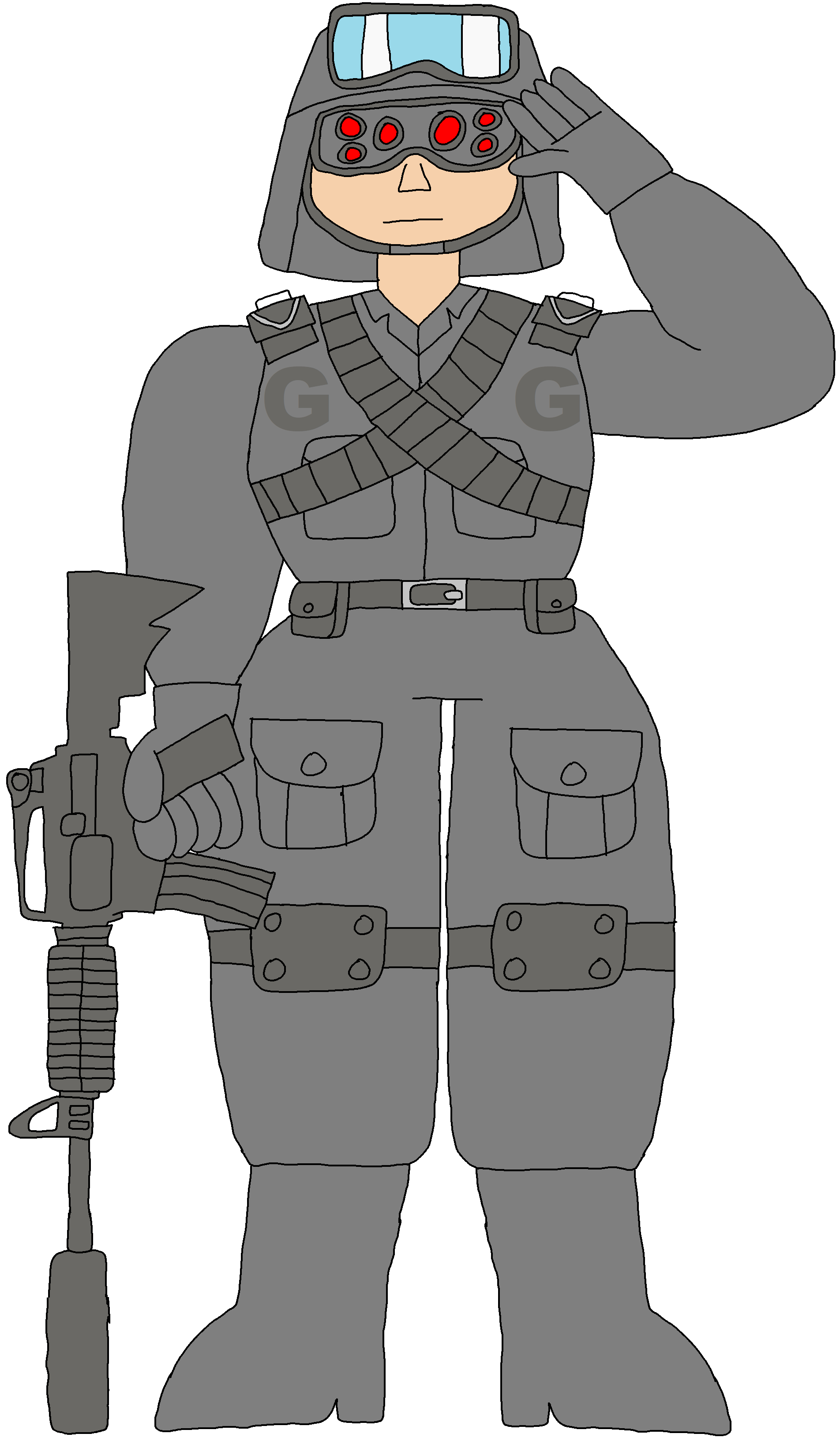 Deviantart Rifleman Guard Male Gun Guardian Gunner by Hubfanlover678 on DeviantArt