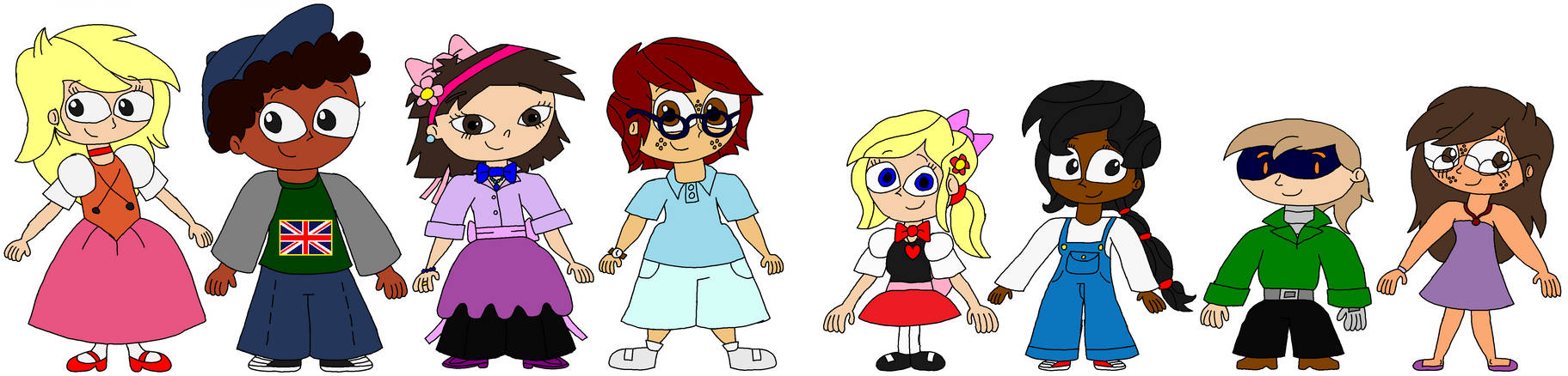 British Oc Deviantart 8 British Children by Hubfanlover678 on DeviantArt