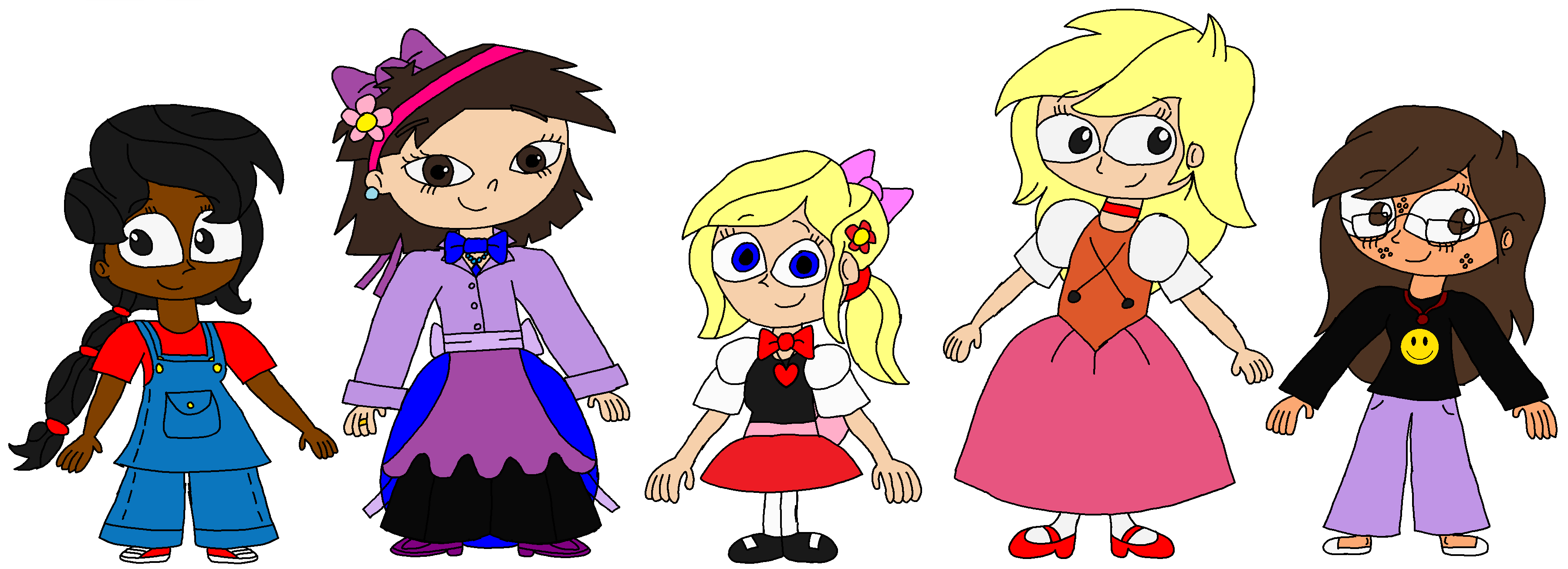 British Oc Deviantart 5 British Girls by Hubfanlover678 on DeviantArt