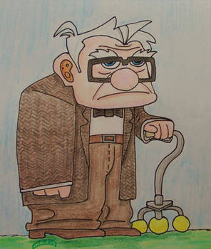 Carl Fredricksen is not amused