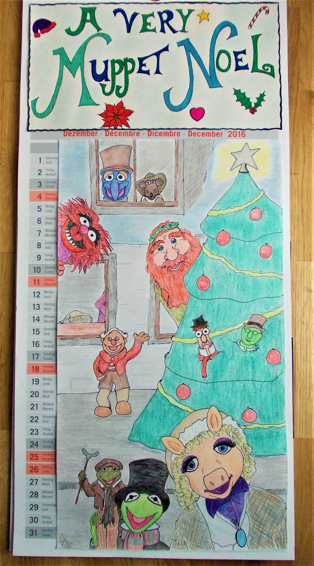 A Very Muppet Noel! - Calendar for December