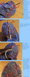 Tutorial: Repairing / Darning Woolen Socks, 2/2 by MoonyMina