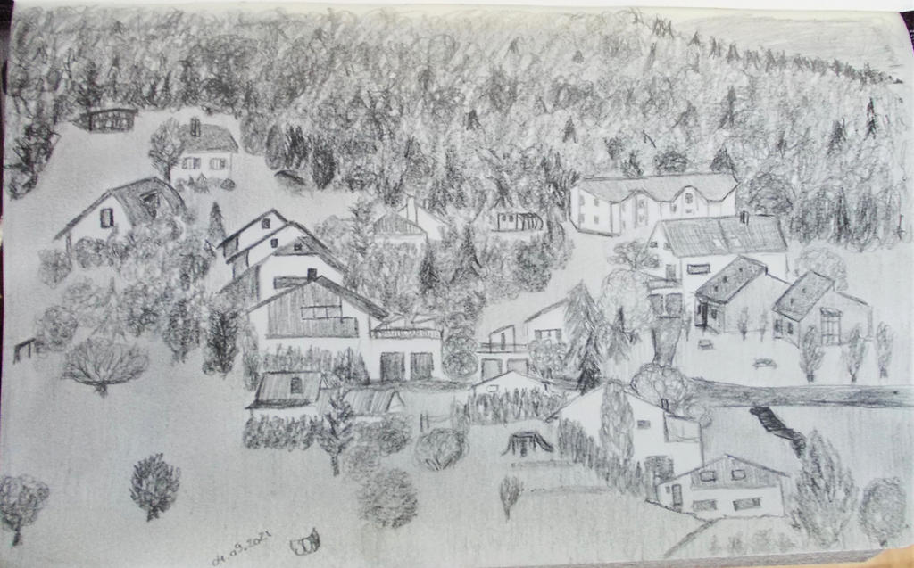 Big Sketchbook - September 2021 - view from home by MoonyMina on DeviantArt