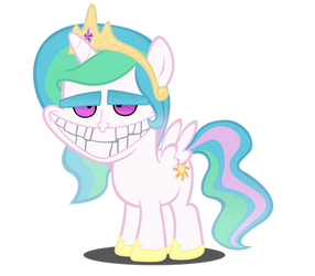 Filly Celestia feels naaaaughty...