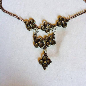 Antique Gold Statement Necklace