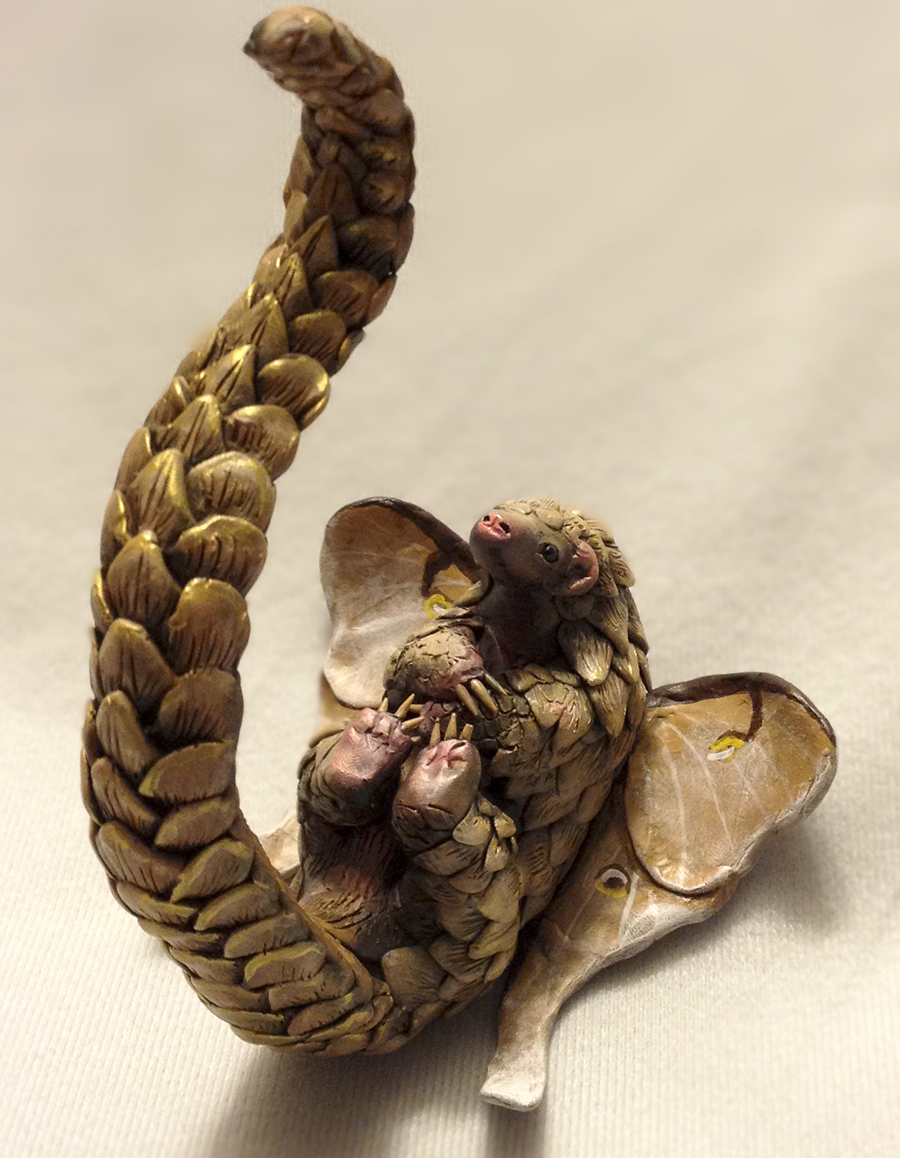 The Littlest Pangolin - Sculpture