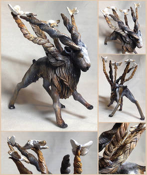 Fantasy Markhor Sculpture