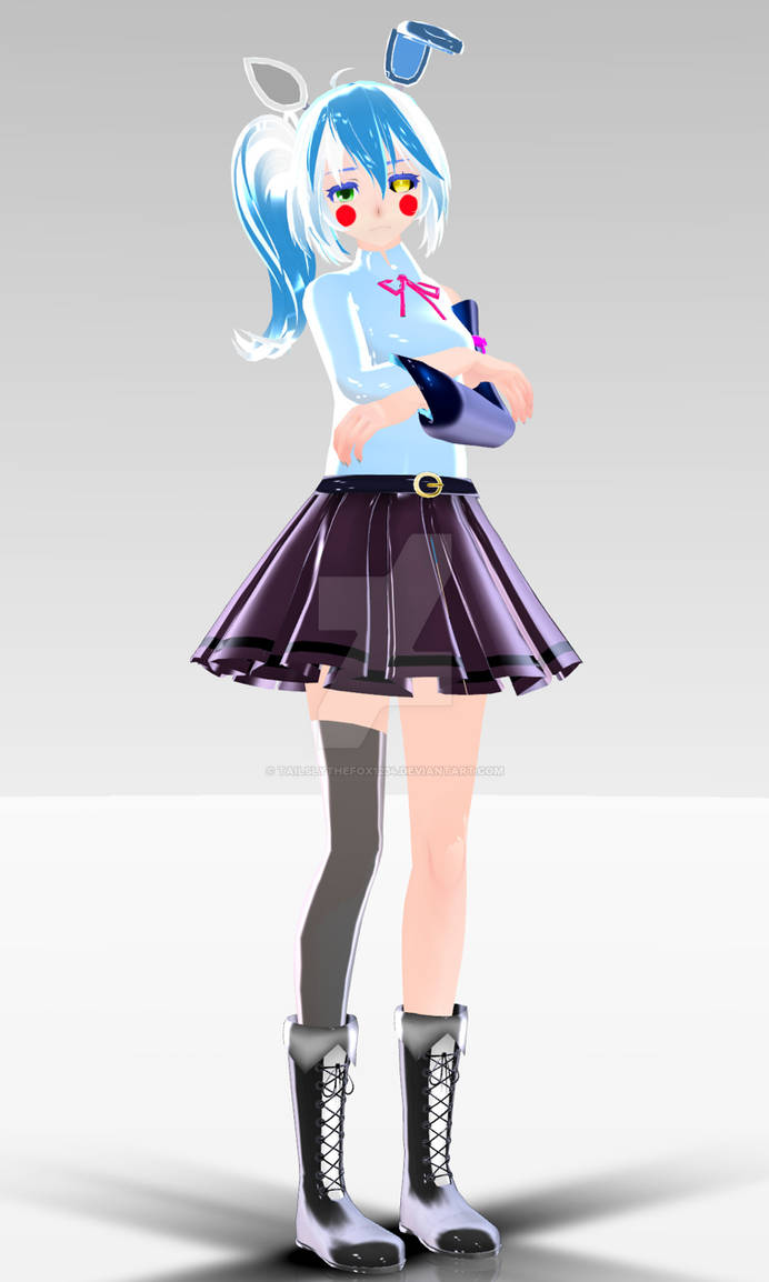 MMD - New model (WIP) by tailslythefox1234 on DeviantArt