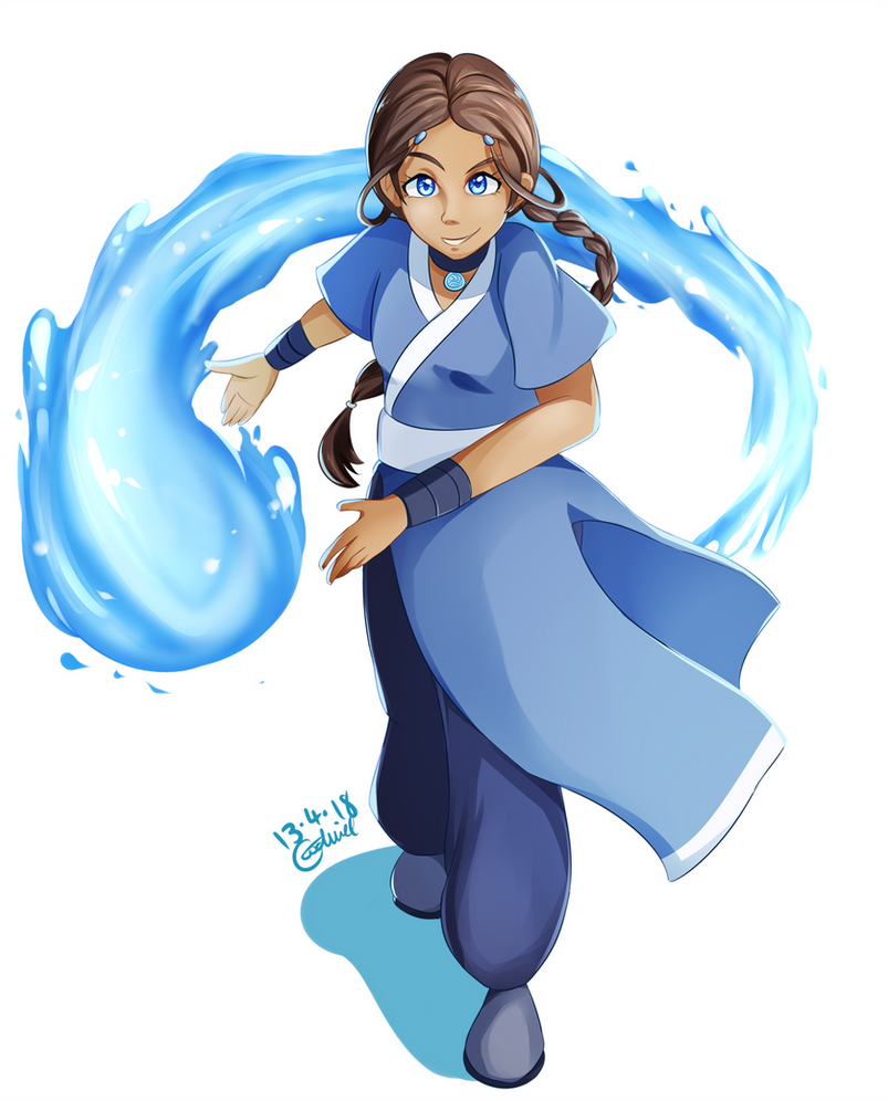Katara waterbending by Goodwil on DeviantArt