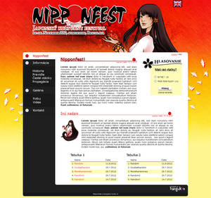 Nipponfest Webdesign