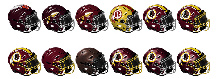 Casco NFL Washington Redskins Para Colorear, Imprimir E Dibujar - Foto 7