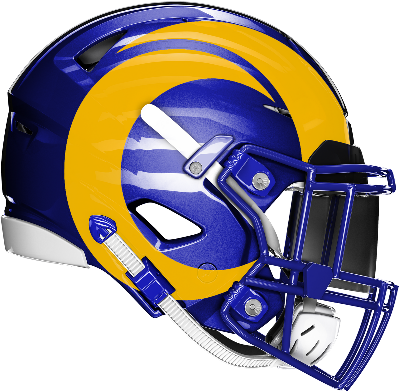 LA Rams helmet by dkh32688 on DeviantArt