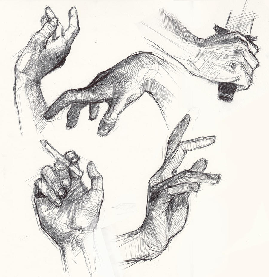 hand studies by greyfin on DeviantArt