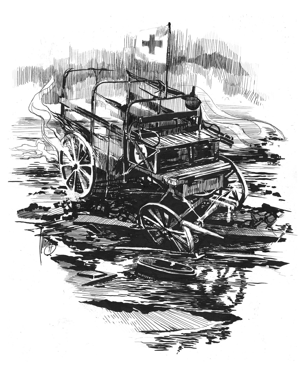 World War Ambulance by greyfin