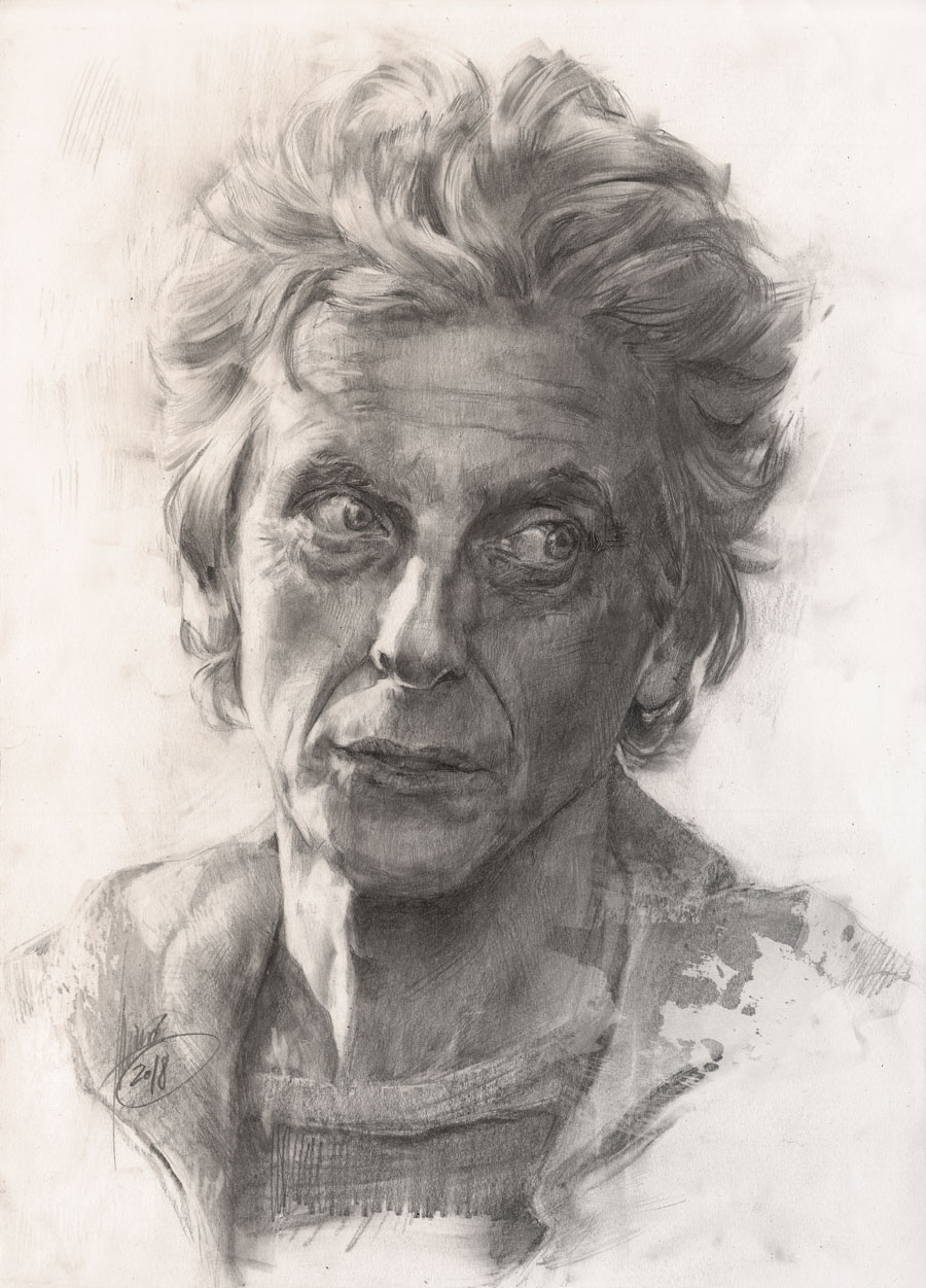 portrait study from the past by greyfin