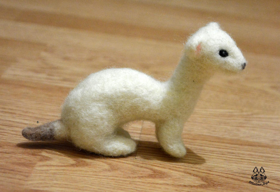 Hand made: white ermine (FOR SALE)