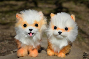 Poseable Toy Commission couple  Arcanine