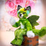 Handmade Poseable toy Commission for Doughadeer