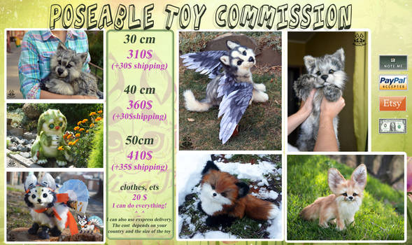 Poseable toy Commissions ARE OPEN