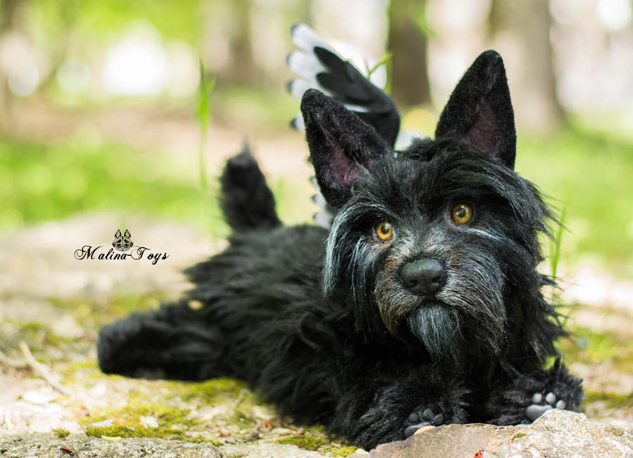 Poseable toy Commission Scottish terrier