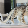 Poseable toy commission Snow Leopard