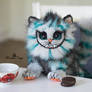 For Sale Baby Cheshire cat 100% handmade poseable