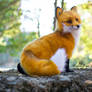Poseable toy commission Red fox