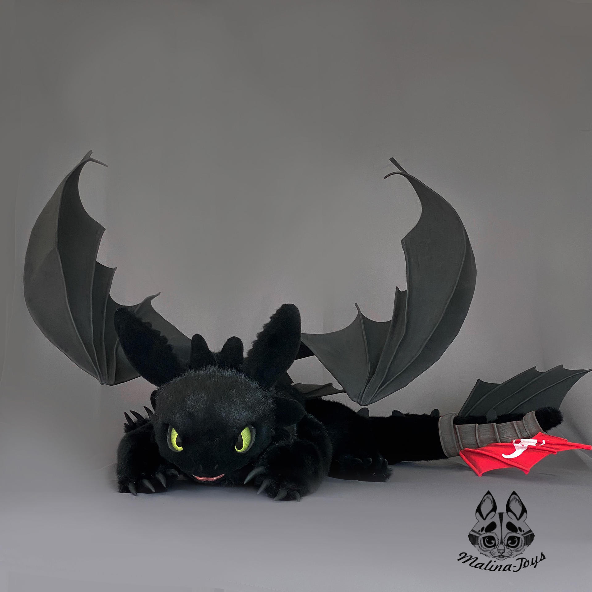 Toothless Poseable toy commission by MalinaToys on DeviantArt