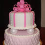 Lovely Pink Bridal Shower Cake