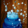 Starry Blue Cake