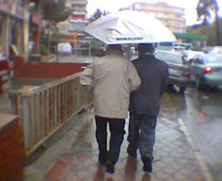 friendship under rain