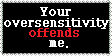 Oversensitive Stamp