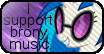 Brony Music Stamp (Vinyl Scratch) by McNikk