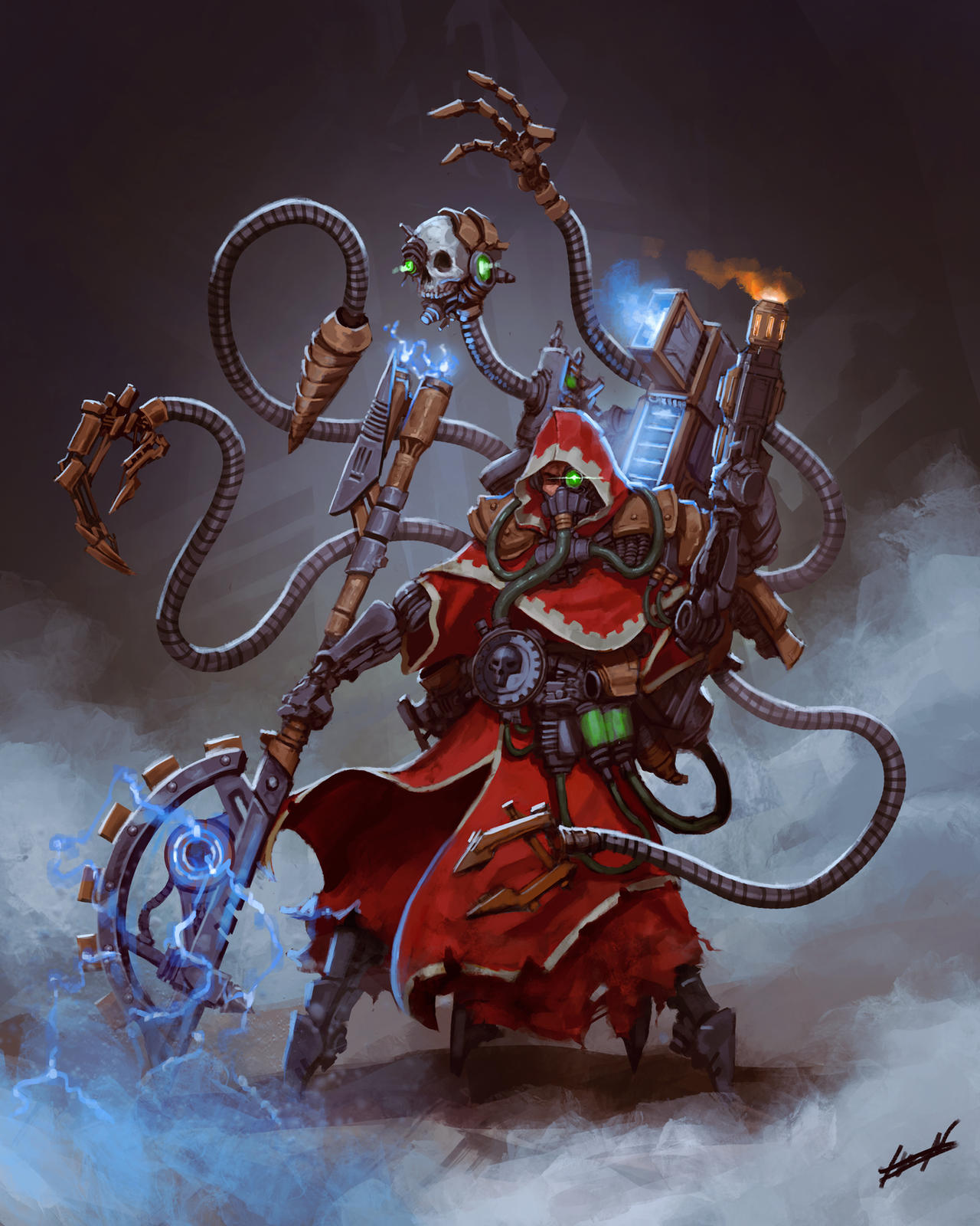 Floating Priest Tech Priest, Adeptus Mechanicus by ChevronLowery on DeviantArt