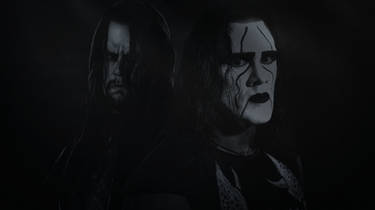 The Undertaker VS Sting Wallpaper(Ethereal)()