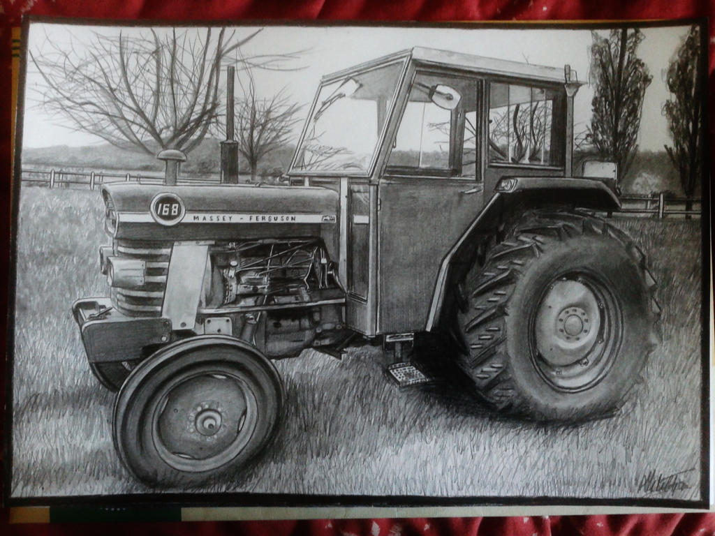 Massey Ferguson Mf168 Drawing By Alainmi On Deviantart Massey Ferguson Mf168 Drawing By Alainmi On Deviantart