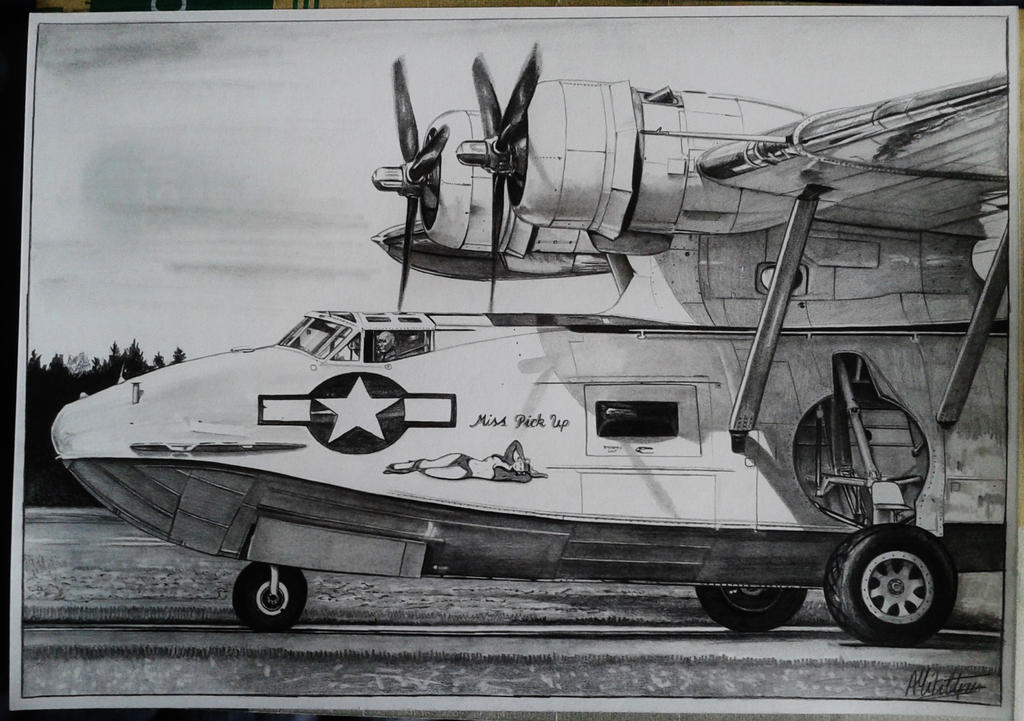 Pby Drawing PBY Catalina drawing by alainmi on DeviantArt