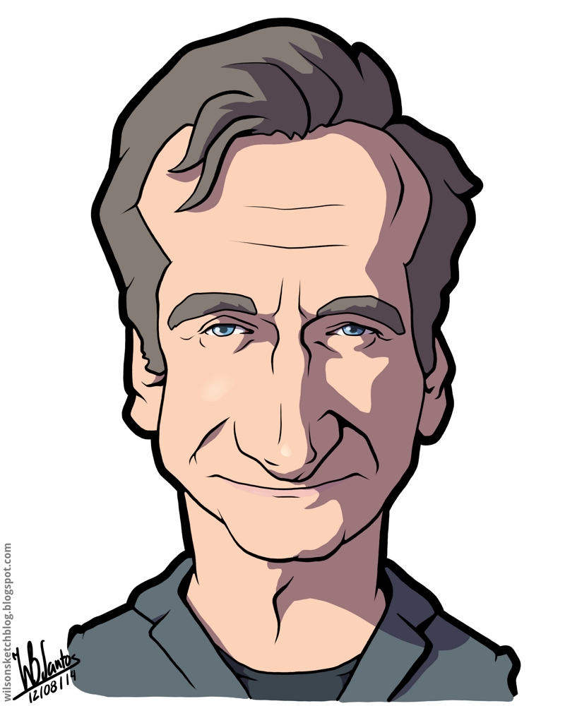 Robin Williams (Cartoon Caricature)