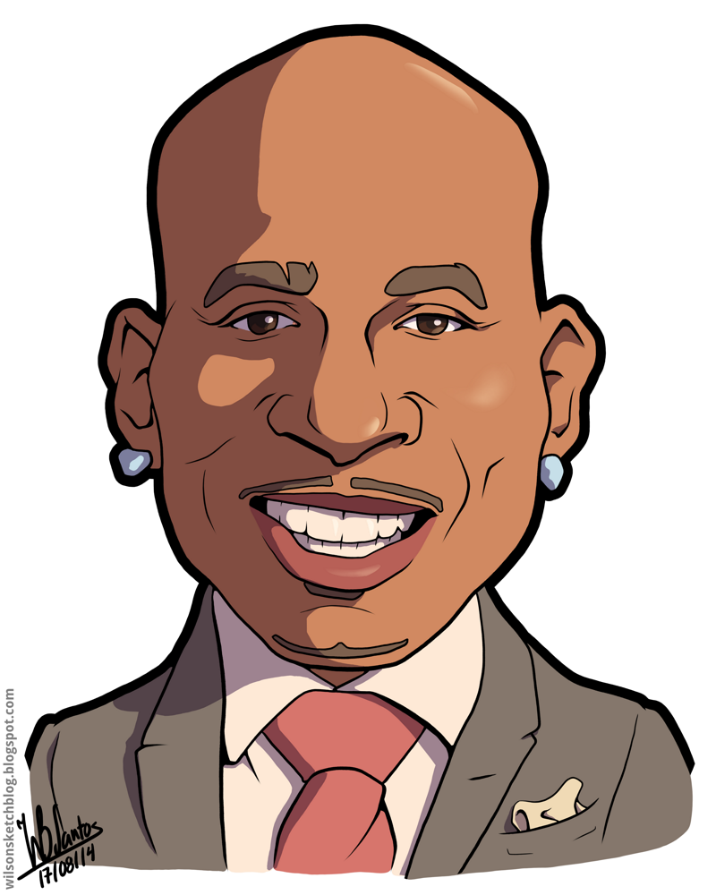 Shark Tank - Daymond John (Cartoon Caricature)