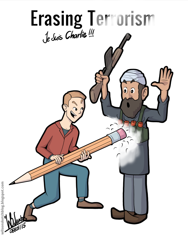 Erase Terrorism (Cartoon) by wilson-santos on DeviantArt Erase Terrorism (Cartoon) by wilson-santos on DeviantArt