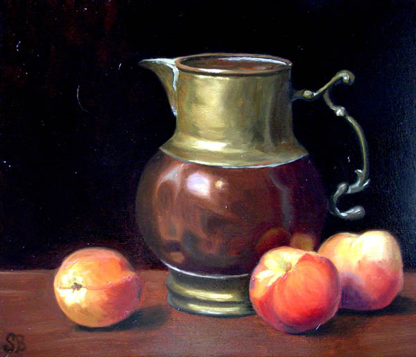 Still Life with Peaches