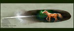 Quarter Horse Feather by Nambroth
