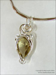 Golden Teardrop Quartz