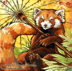 Red Panda Parasol