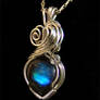 Everblue Heart Labradorite