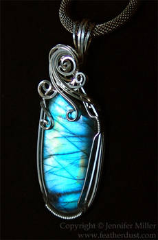 Ether Blue Labradorite Pendant